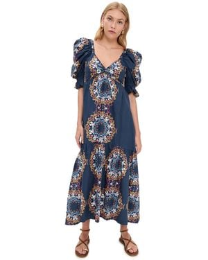 Cleobella Jewel Ankle Dress - Blue