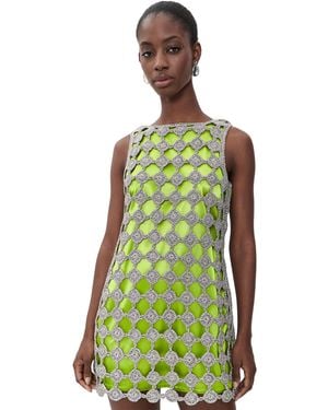 Simon Miller Sina Crochet Mini Dress - Green