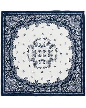 Madewell X Shopbop Oversized Silk Bandana - Blue