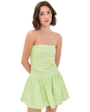 Nia Currant Mini Dress - Green