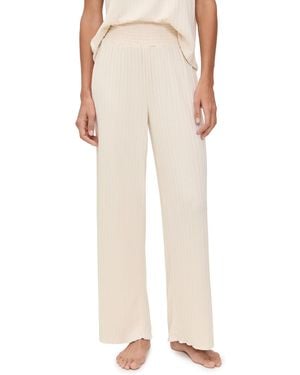 Z Supply Dawn Smocked Rib Pants - Natural