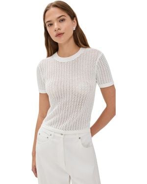 Joe's Jeans The Crochet Baby Tee - White