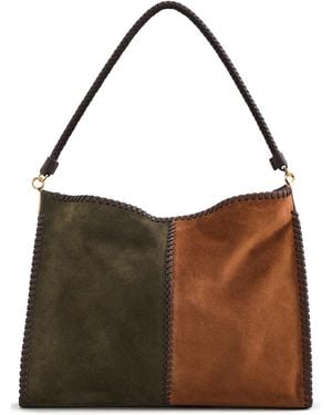 Veronica Beard Colorblock Vida Bag - Brown