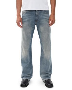 マルジェラ　MM6 Light Grey Straight Jeans Gray Straight-Leg Jeans by MM6 Maison Margiela on Sale
