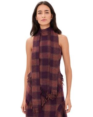 Rowing Blazers Tartan Scarf Tank Top - Red