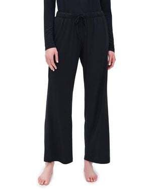 Eberjey Gisele Everyday Straight Leg Pants - Black