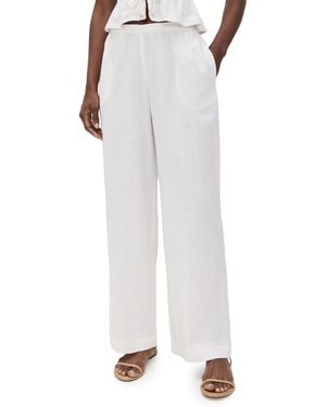 Wayf Clara Pants - White
