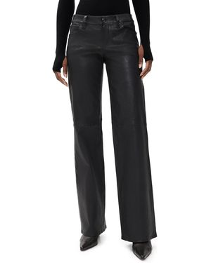 FRAME The Leather Jeans - Black