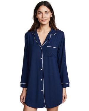 Eberjey Gisele Sleep Shirt - Blue