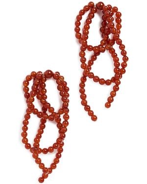 Completedworks What A Tangled Web We Weave Earrings - Red