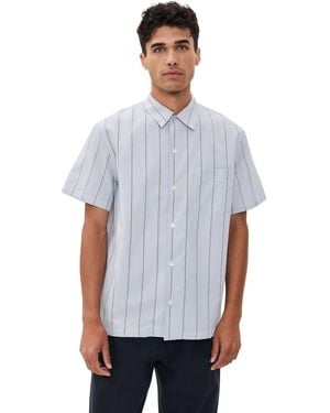De Bonne Facture Camp Collar Shirt - White