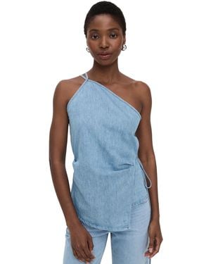 Closed Wrap Top - Blue
