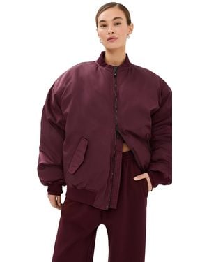 Wardrobe NYC Closet. Nyc Reversible Bomber Jacket - Red