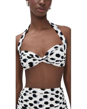 Norma Kamali Bill Bra Bikini Top - Black