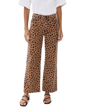 ASKK NY Crop Wide Leg Pants - Natural