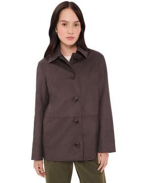Velvet Wendolyn Faux Suede Jacket - Brown