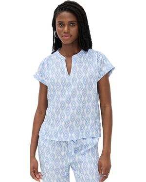 Splendid St. Tropez Blouse - Blue