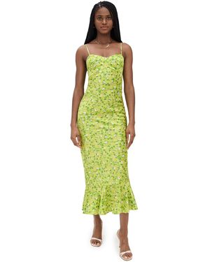 Saloni Mimi-B Dress - Green