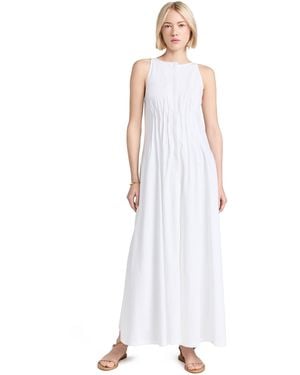 87Origins Fehintola Pleat Dress - White