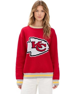 Terez Chiefs Crew Neck Sweater - Red