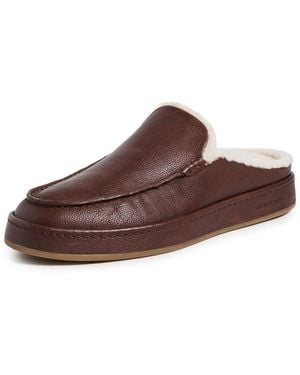 Allen Edmonds Bowen Lined Slippers - Brown