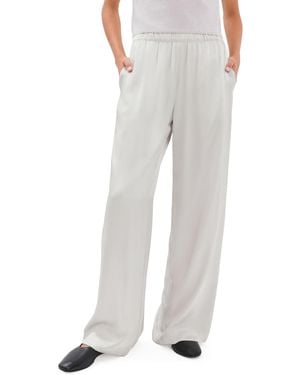 SABLYN Brynn High Rise Pull On Wide Leg Pants - White