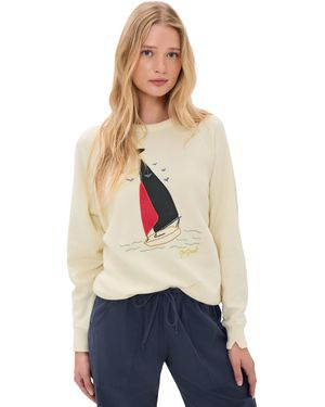 The Great The College Sailboat Sweatshirt - Black