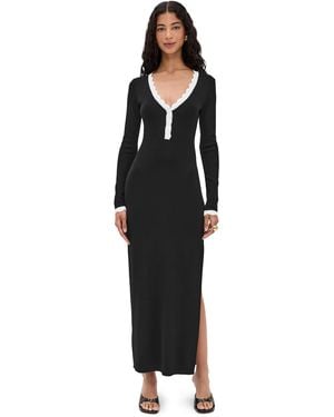 Seven Wonders Milenia Sleeved Knit Midi Dress - Black