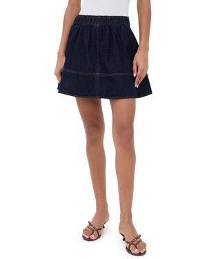 Line & Dot Caryl Skirt - Blue