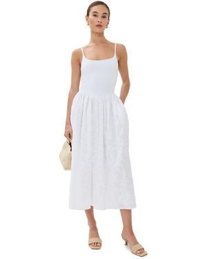 Le Bos Eyelet Alix Dress - White