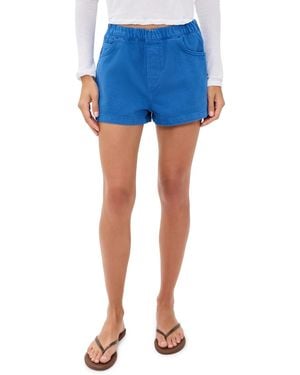 STAUD Noah Shorts - Blue
