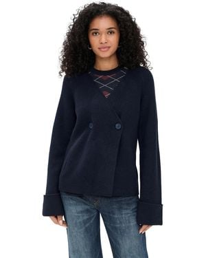 ALIGNE Hampton Knitted Cardigan - Blue