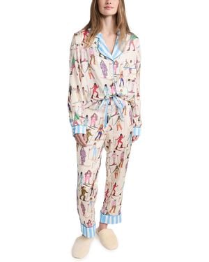 Karen Mabon Apres Ski Long Pyjama Set - Multicolour