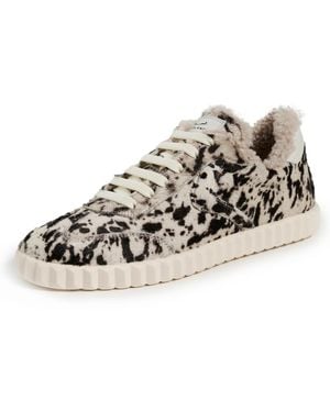 Voile Blanche Ines Faux Fur Sneakers - Multicolor