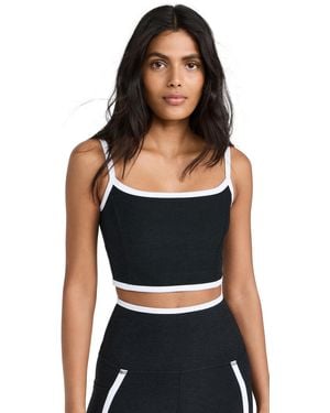 Beyond Yoga Spacedye New Moves High Cropped Tank - Black