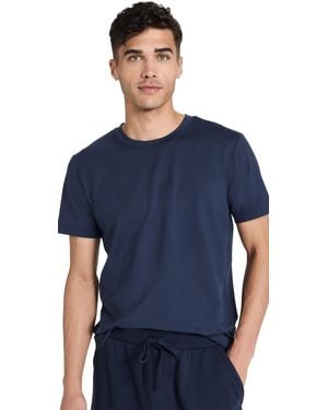Alo Yoga Conquer Reform Crew Neck Tee - Blue