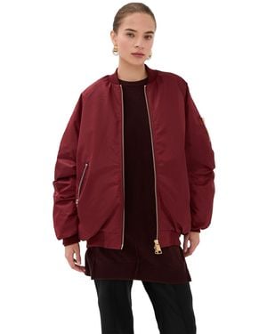 frenken Marker Winter Nylon Bomber - Red
