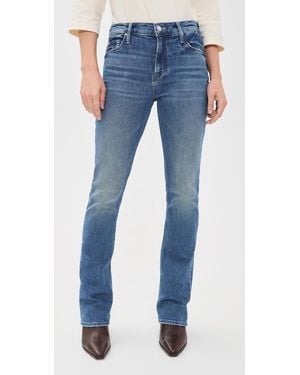 Mother Petite Lil Runaway Jeans - Blue
