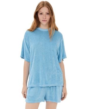 Le Bos Farrah Terry Tee - Blue