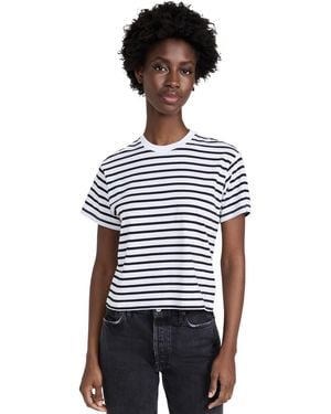 ATM School Boy Stripe Tee - Black