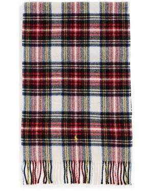 Polo Ralph Lauren Plaid Twill Scarf - Red