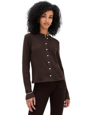DONNI. The Sweater Rib Cardi - Black