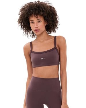 Set Sporty Scoop Bra - Red