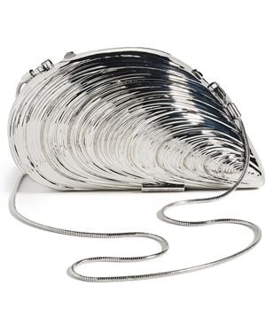 Jonathan Simkhai Bridget Metal Oyster Shell Clutch - Metallic