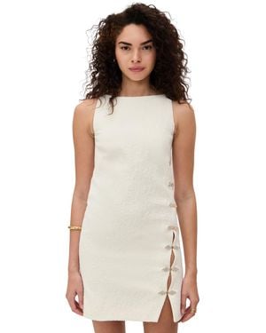 Saloni Alba Dress - White