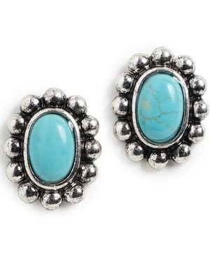 Shashi Lasso Studs - Blue
