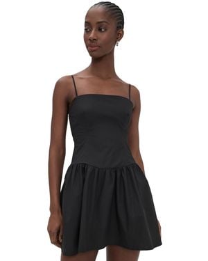 Susana Monaco Poplin Smocking Dress - Black