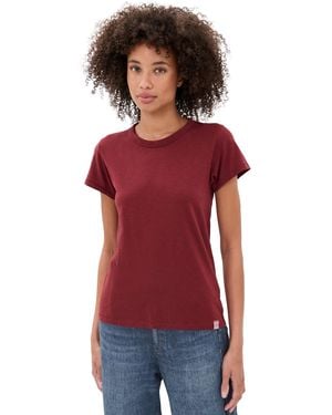 Rag & Bone The Slub Tee - Red