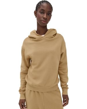 PERFECTWHITETEE Fleece Pullover Hoodie - Natural