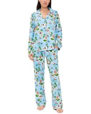 Bedhead PJs Surfin' Santa Classic Pyjama Set Surfin' Santa - Blue